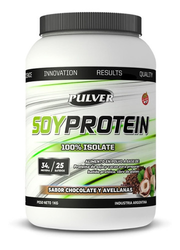 Soy Protein 1 Kg Pulver Sin Tacc Proteína Soja Sin Azucar