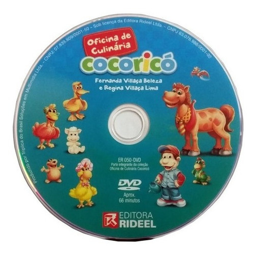 Imagem 1 de 1 de Dvd Original Oficina De Culinária Cocoricó