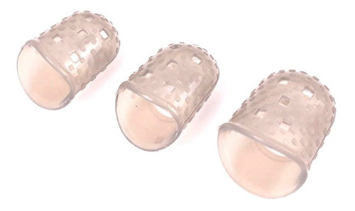 Imagen 4 de 5 de Protectores De Dedos De Silicona Para Guitarra Y Bajo
