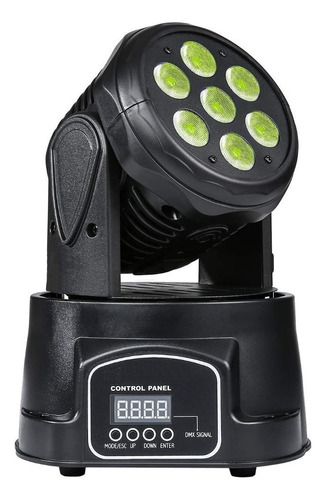 Cabeza Movil Robotico Par 7 Led Rgbw Dmx Fiesta Disco