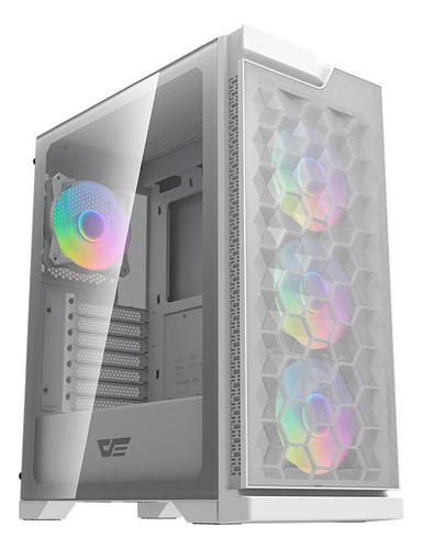 Gabinete Gamer Aigo Darkflash Dk361 Rgb Mid-t Lat Vidro C/4f