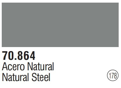 Tinta Natural Steel 70864 Model Color Vallejo Modelismo