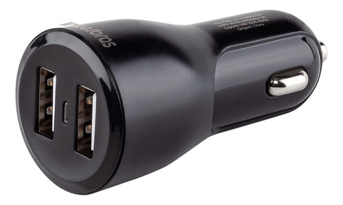 Carregador Veicular Universal Ecv 2 Fast Usb 2 Intelbras Preto