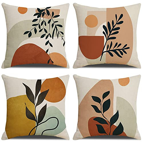 Fundas De Almohada Abstractas Bohemias De 18x18 Set De ...