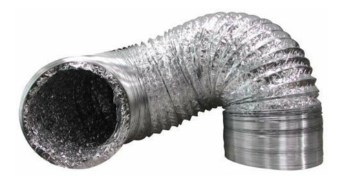 Caño Corrugado 20cm De Aluminio Para Extractor/campana 10mt 