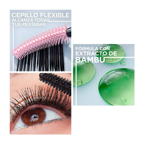 Imagen 4 de 6 de Kit De Maquillaje Maybelline Máscara Sky High + Lifter Gloss