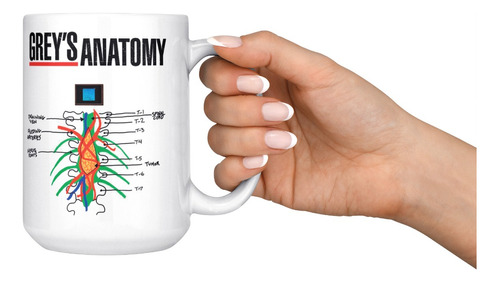 Taza Mug Grande Greys Anatomy 3 - 15 Onzas