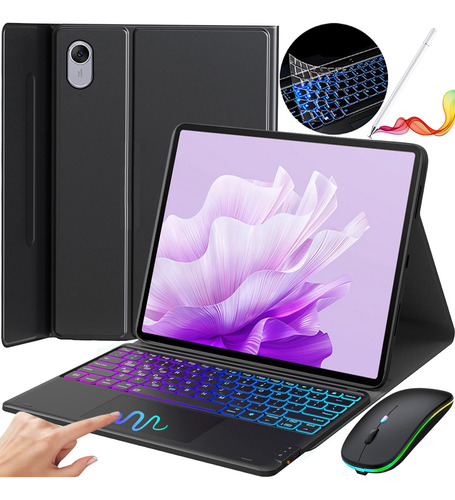 Wang Funda Teclado Mouse Lápiz P/huawei Matepad 11.5in 2023