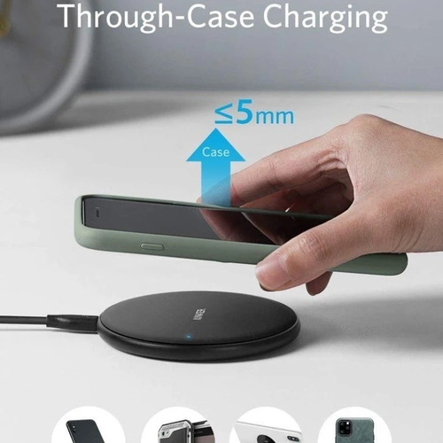 Cargador Inalámbrico Anker Powerwave Pad Hasta 10w