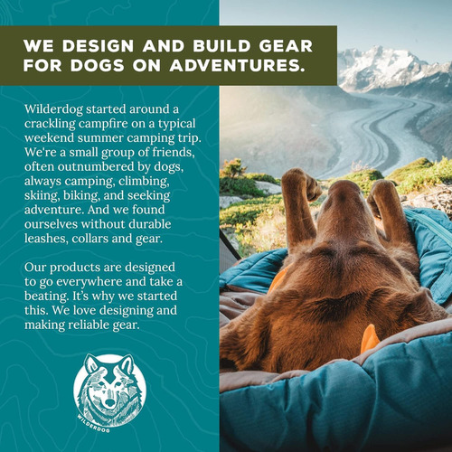 Wilderdog Collar Impermeable Para Perros - Repele El Agua Y