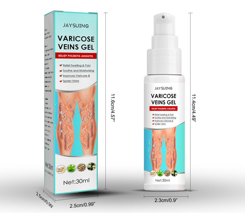 Gel De Compresa Fría Para Venas Varicosas D 30 Ml