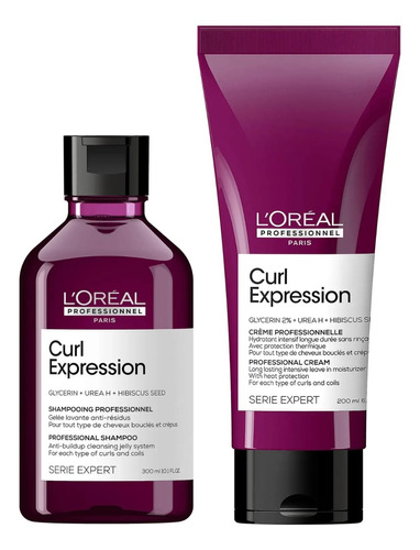 Shampoo En Gel+ Crema Rizos Ondas Loreal Curl Expression
