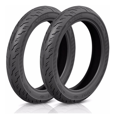 Par Pneu Titan 160 Cinborg Style 80/100-18 Tl + 90/90-18 Tl