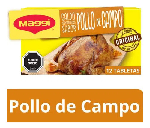 Caldo  Pollo De Campo Maggy  12x10 Gr (2uni)super