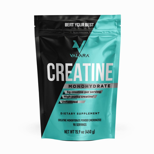 Valara Creatina Monohidrato Micronizado En Polvo 450g