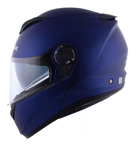 Imagem 4 de 4 de Capacete para moto escamoteável Norisk Force azul-fosco monocolor tamanho 60