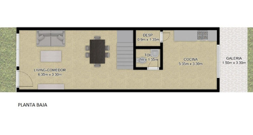 Imagen 24 de 26 de Venta Casa Duplex Beccar 3 Amb Con Patio Y Cochera