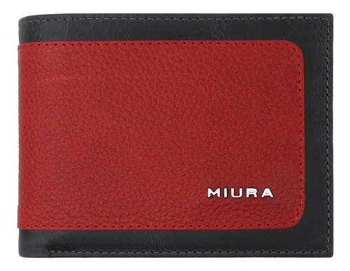 Billetera Miura Hombre Mod. Francesco 100% Cuero Natural