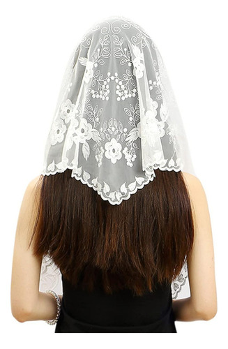 A Velo De Encaje, Velos Triangulares De Mantilla Católica