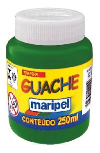 Tinta Guache 250ml Verde Escuro 7256 Maripel