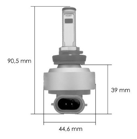 Imagem 5 de 10 de Kit Super Led H11 Ou H8 K2 Altezza 6500k 4300k