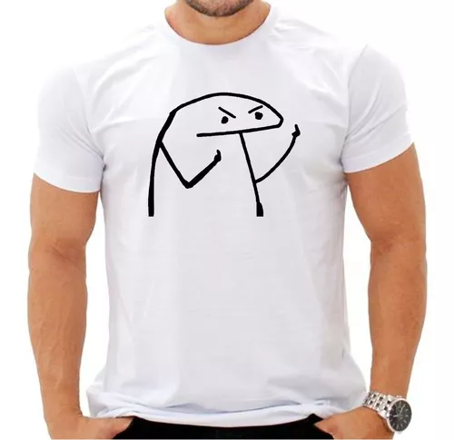 Camiseta JÁ PODE OU TÁ CEDO - Flork Meme Boneco de Palito