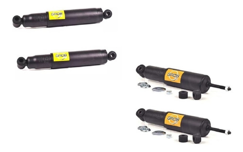 Kit 4 Amortiguadores Delantero/trasero F-100 2wd 1975 Grob