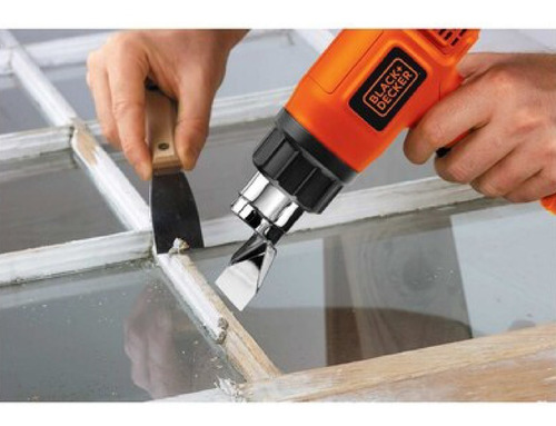 Imagen 5 de 7 de Pistola De Calor Black&decker 1500w Hg1500 2 Temperaturas