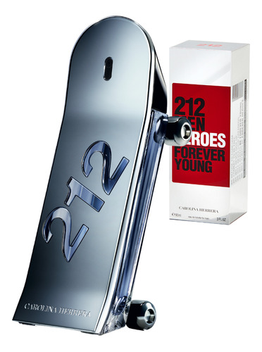 Perfume Importado Masculino 212 Heroes Men De Carolina Herrera Edt 90 Ml Original Selo Adipec