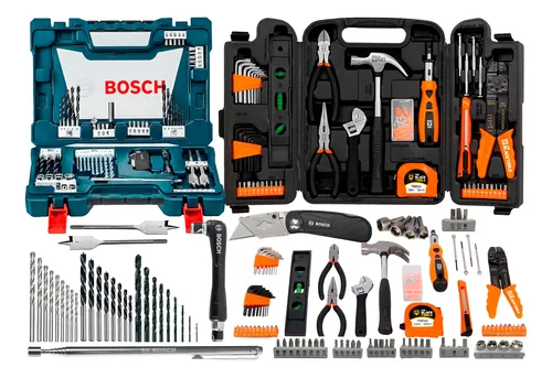 Kit Maleta Ferramentas Completa 194 Peças Bosch Profissional Preto