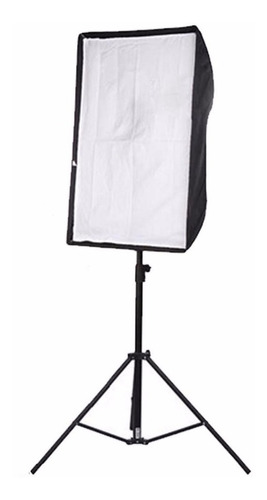 Kit Softbox Luz Contínua 50x70cm Soquete E27 2 Metros 2m