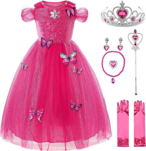 Disfraces  De Princesa Para Niñas Con Accesorios Talla 2t