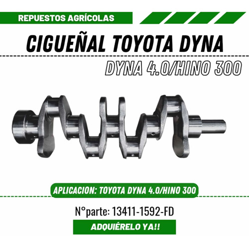 Cogueñal Toyota Dyna 4.0 Hino 300 Motor N04c