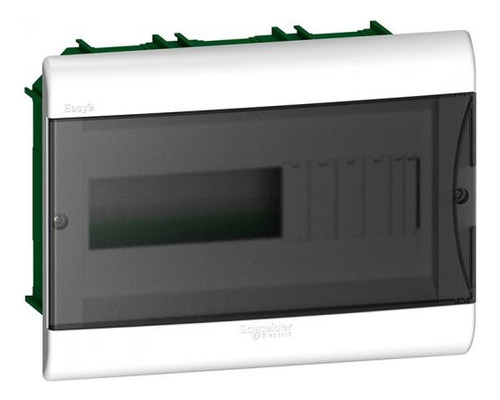 Tablero Empotrable 1 Fila Con 12 Módulos Schneider