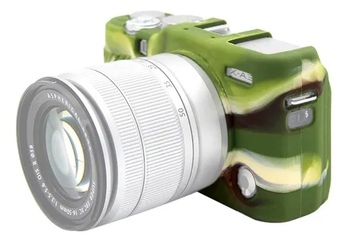 Funda Protectora De Silicona Blanca Para Fujifilm X-a3/x-a10
