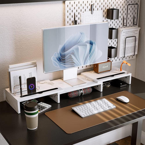Soporte De Monitor Para Escritorio, Elevador De Monitor Con