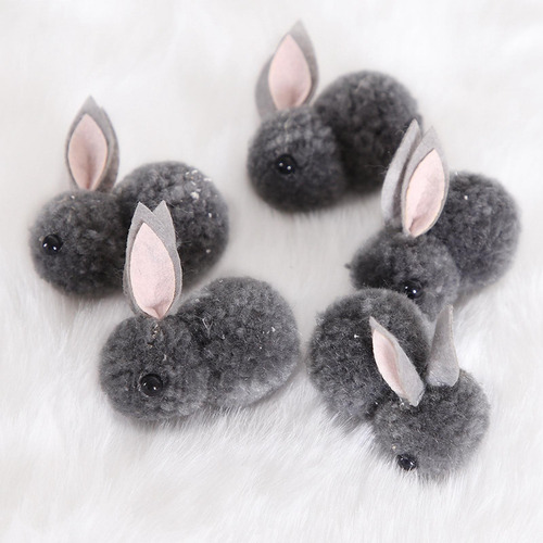 5 Unids Conejo De Pascua Animales De Peluche Suave Pequeño