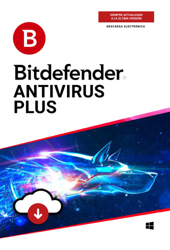 Bitdefender Antivirus Plus 1 Usuario, 2 Años