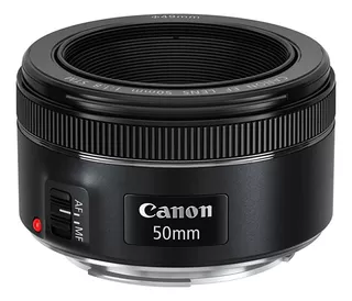 Lente De Camara Canon Estandar Ef 50mm F/1.8 Stm Negro