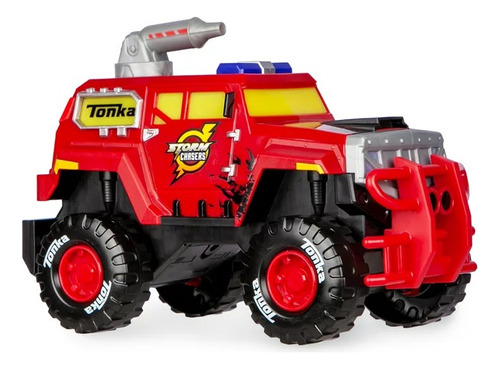 Tonka Mega Machines Storm Chasers Luces Y Sonidos Wild Fire Color Rojo