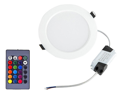 Luces De Techo Led Regulables Rgbw Downlights Panel Redondo