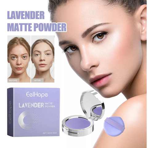 Chillab Polvo Morado,polvo Mate De Lavanda De Oil Control 1