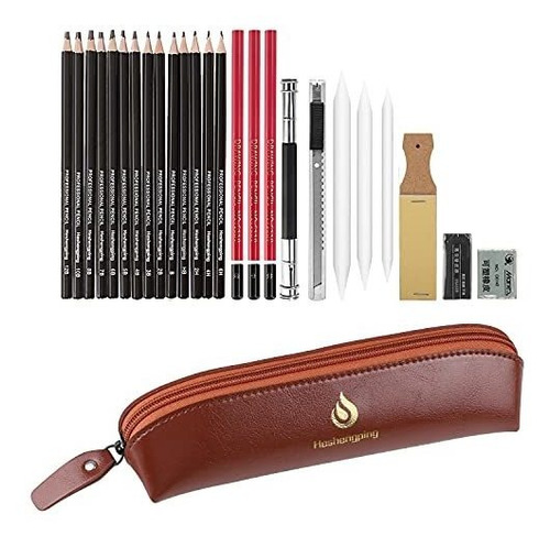 Lápices - Heshengping, Sketching And Drawing Pencils Set-26p