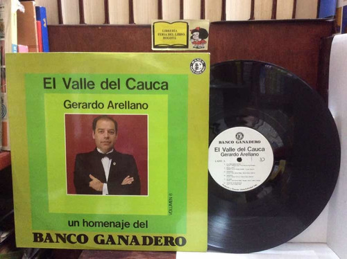 Lp - Acetato - Gerardo Arellano - Valle Del Cauca - 1985