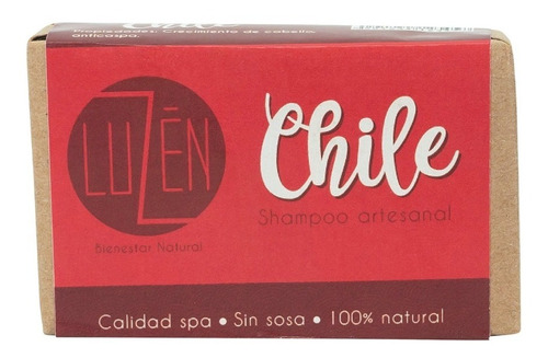 Shampoo Solido Artesanal Luzén, Chile 125g 1 Pza. 