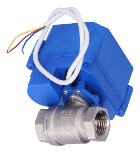 Válvula De Bola Motorizada De Acero Inoxidable De Paso Recto