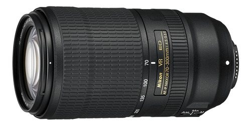 Nikon Af-p Nikkor 70-300mm F/4.5-5.6e Ed Vr Lente (refurbish