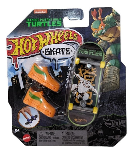 Hot Wheels Skate Fingerboard Patineta Dedos Tortugas Ninja