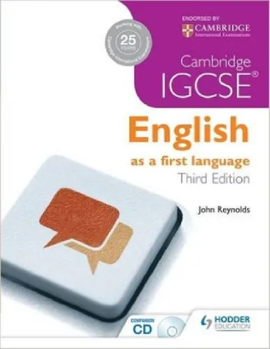 Igcse English First Language + (3rd.edition): Third Edition, De Reynolds, John. Cambridge Igcse, Vol. 1. Editorial Hodder Education, Tapa Blanda, Edición Third Edition En Inglés