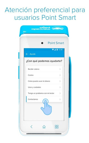 Imagen 5 de 10 de Mercado Pago Point Smart - Lector De Tarjetas